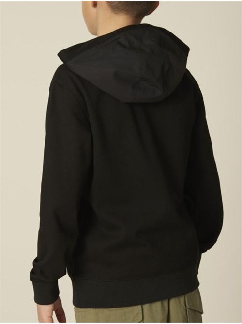 sweatshirt boy black REFRIGIWEAR | RW702/RE003